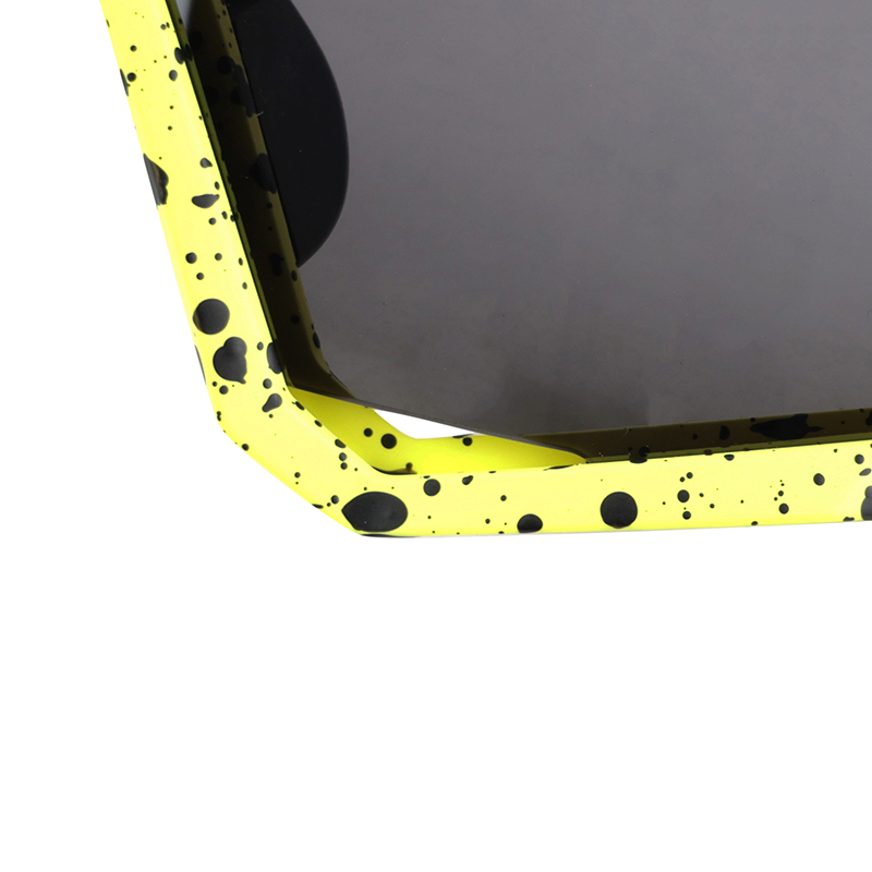 Lunettes de vélo adulte Gist Mask monture jaune fluo verres noir polycarbonate - vue 6