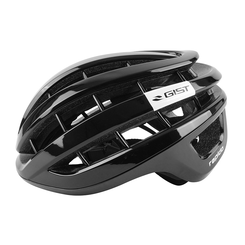 Casque vélo adulte GIST Route Rapido noir brillant 56-62 cm - vue 4