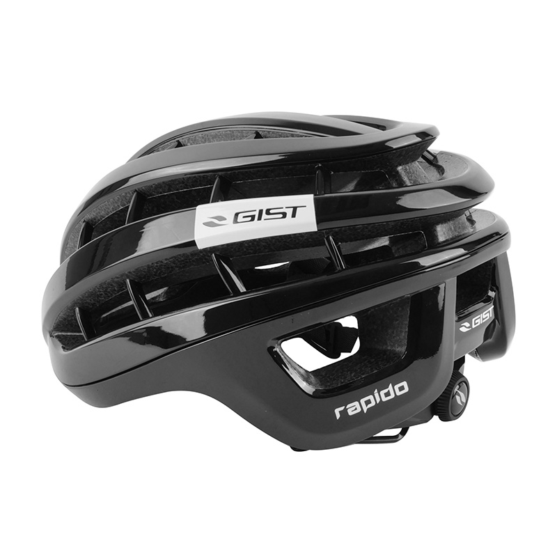 Casque vélo adulte GIST Route Rapido noir brillant 56-62 cm - vue 5