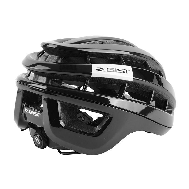 Casque vélo adulte GIST Route Rapido noir brillant 56-62 cm - vue 7