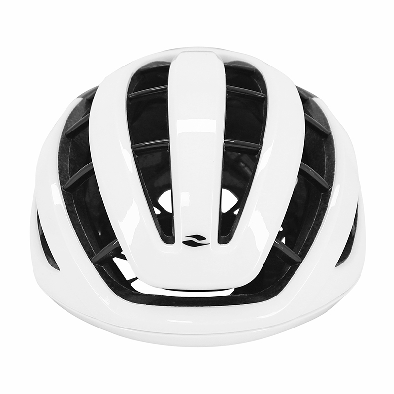 Casque vélo adulte GIST Route Rapido blanc brillant 52-58 cm - vue 2