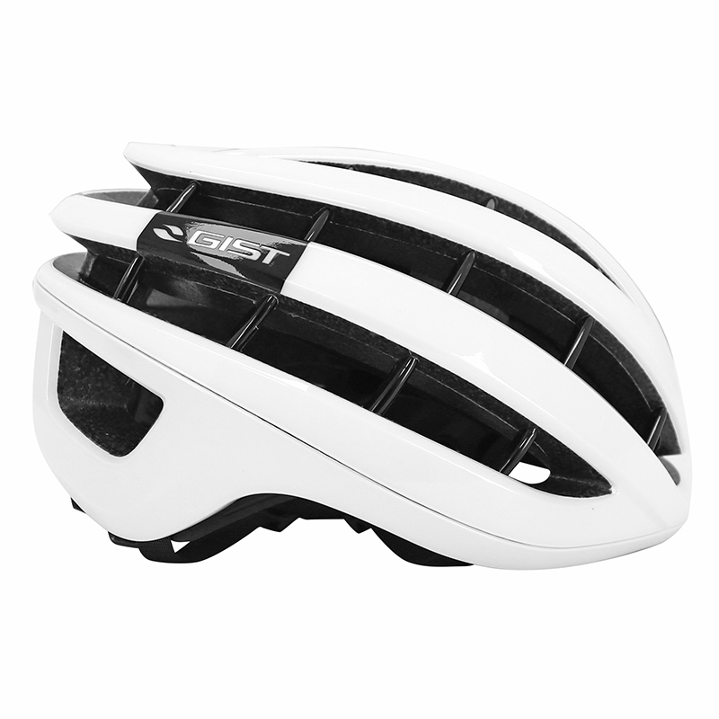 Casque vélo adulte GIST Route Rapido blanc brillant 52-58 cm - vue 8