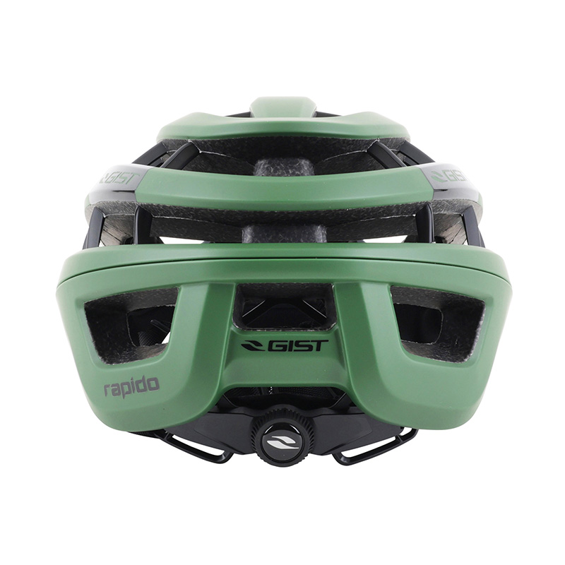 Casque vélo adulte Gist Rapido route vert mat 52-58 cm - vue 6