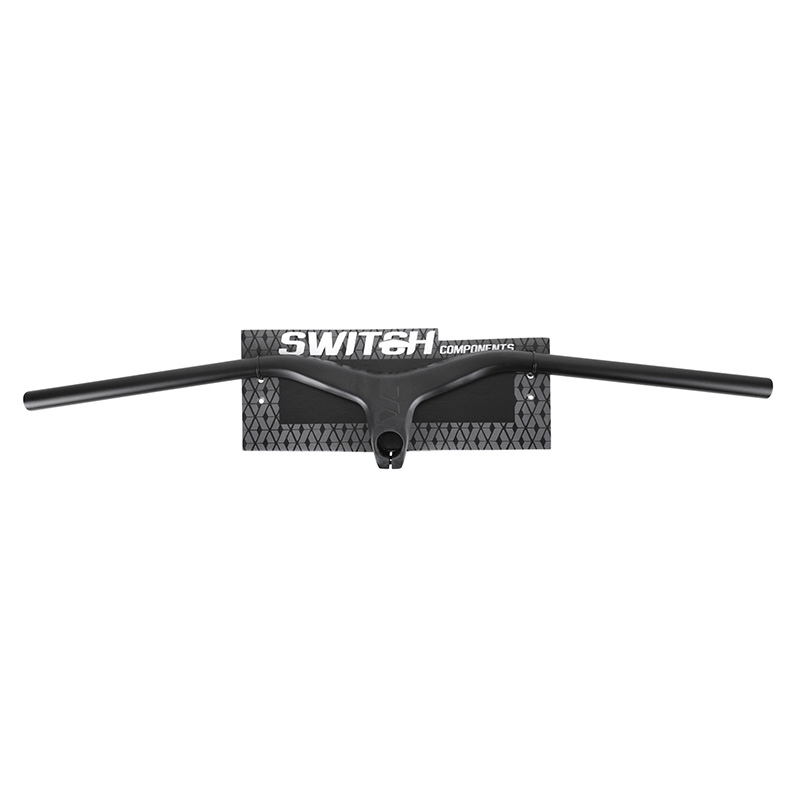 Cintre VTT droit Switch Concorde combo avec potence intégrée full carbone 760 mm - Potence 90 mm pivot 1" 1-8 - vue 4