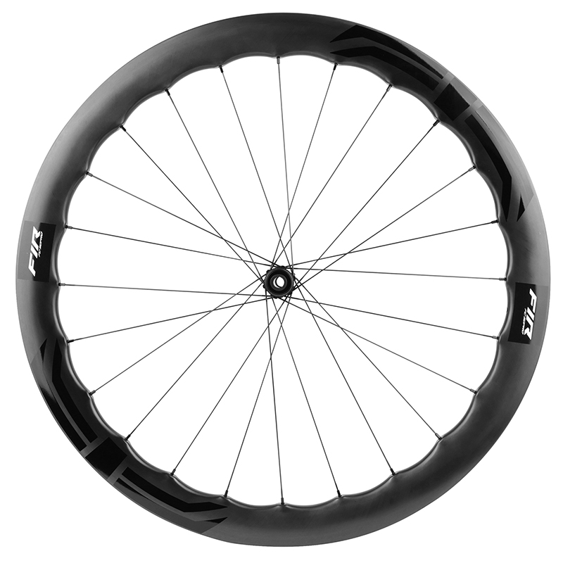 Roues route disque 700 Fir FC 50 Pro Centerlock carbone noir cassette SRAM XDR 12V axe traversant 12-100 et 12-142 hauteur-profil 46-50 mm (paire) tubeless ready - vue 4
