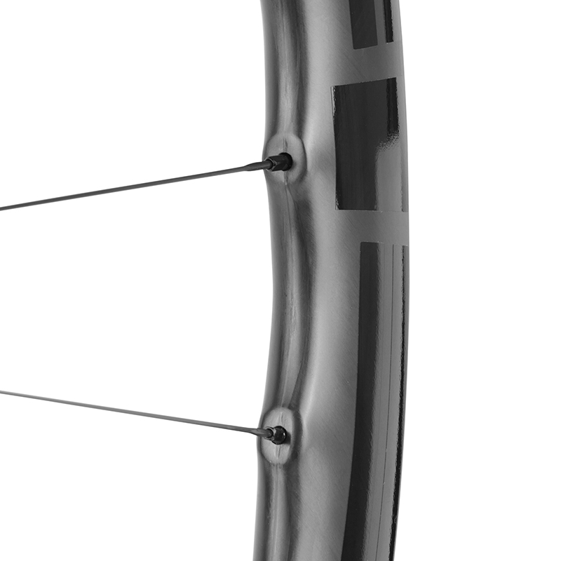Roues route disque 700 Fir FC 50 Pro Centerlock carbone noir cassette SRAM XDR 12V axe traversant 12-100 et 12-142 hauteur-profil 46-50 mm (paire) tubeless ready - vue 6