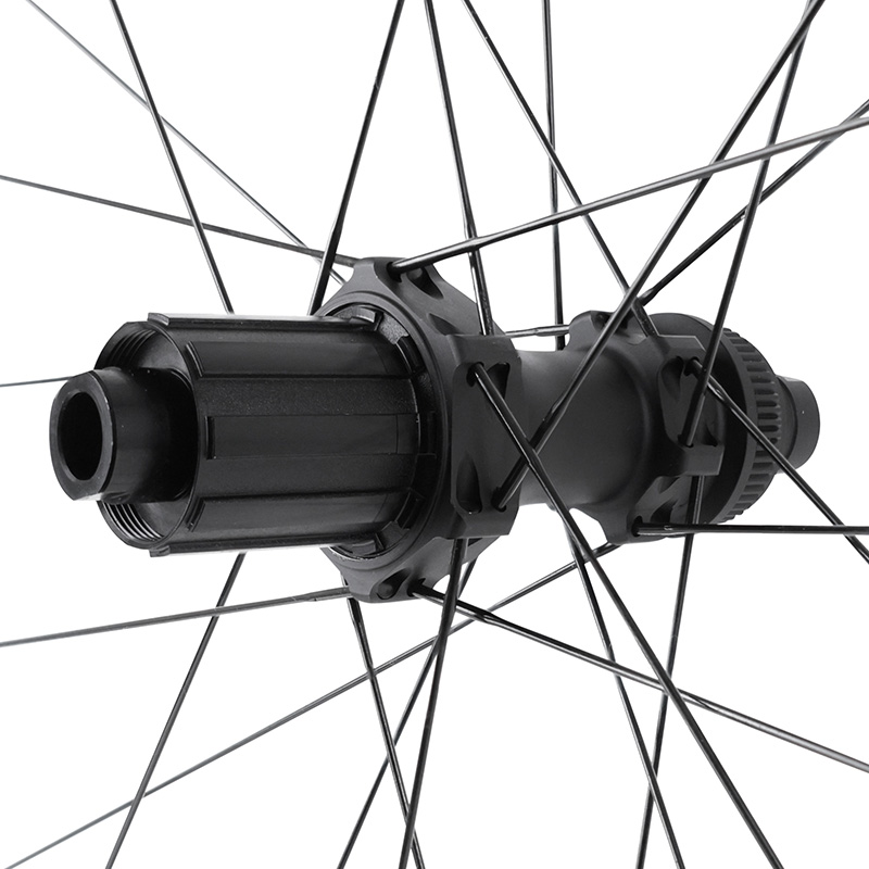 Paire de roues route disque 700 FIR FC 50 Pro Centerlock carbone noir Shimano 12-11V tubeless ready - vue 3