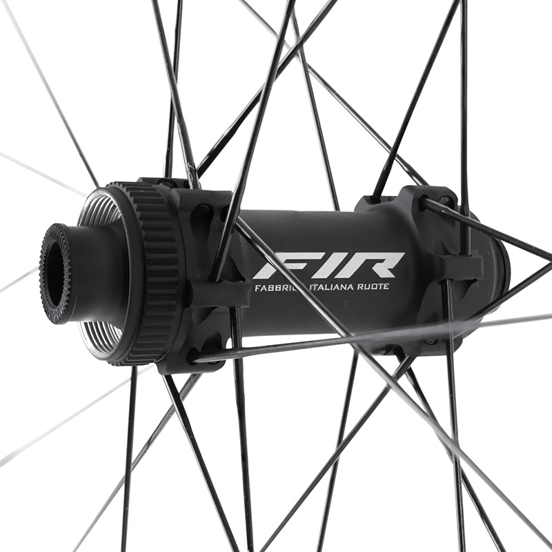 Paire de roues route disque 700 FIR FC 50 Pro Centerlock carbone noir Shimano 12-11V tubeless ready - vue 4