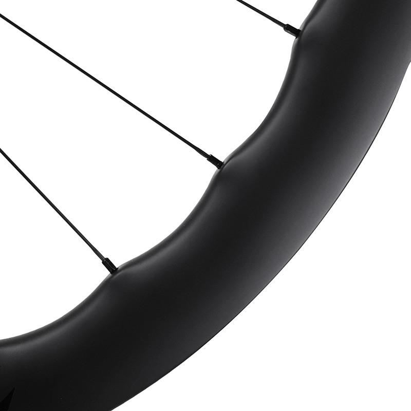 Paire de roues route disque 700 FIR FC 50 Pro Centerlock carbone noir Shimano 12-11V tubeless ready - vue 5