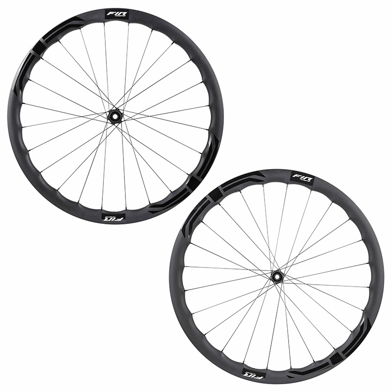 Paire de roues route disque 700 FIR FC 38 Pro Centerlock carbone noir cassette SRAM XDR 12V axe traversant 12-100/12-142 tubeless ready - vue 2
