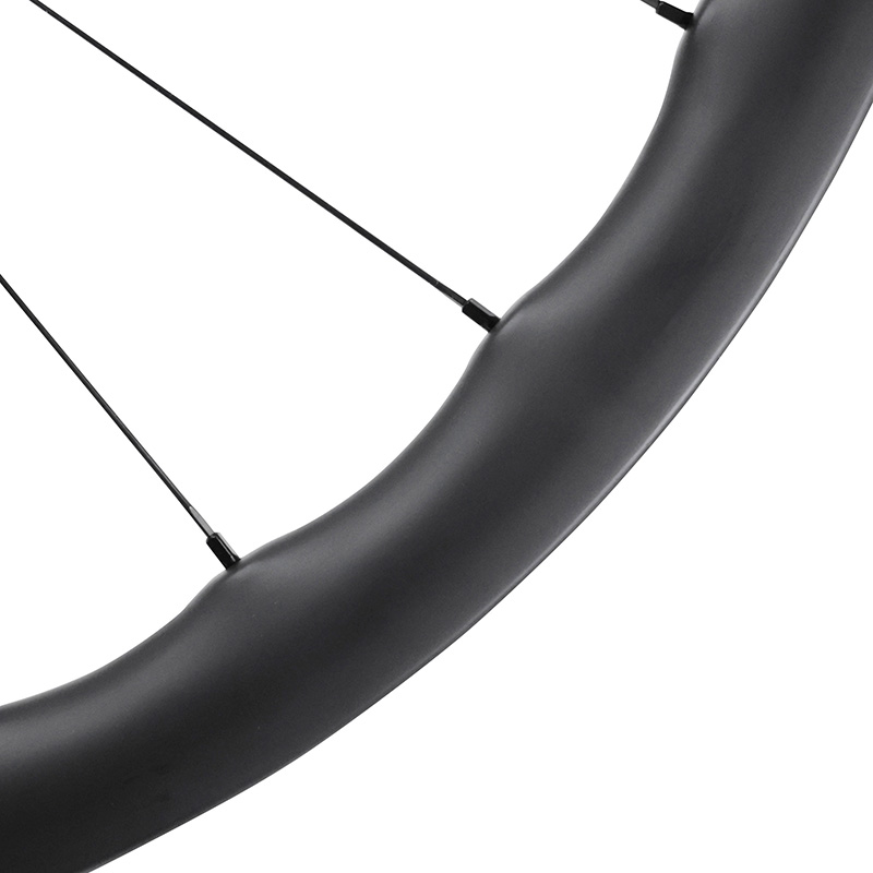 Paire de roues route disque 700 FIR FC 38 Pro Centerlock carbone noir cassette SRAM XDR 12V axe traversant 12-100/12-142 tubeless ready - vue 5