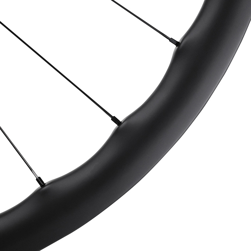 Roues route disque 700 FIR FC 38 Pro Centerlock carbone noir cassette Shimano 12-11V axe traversant 12-100 et 12-142 tubeless ready paire - vue 5
