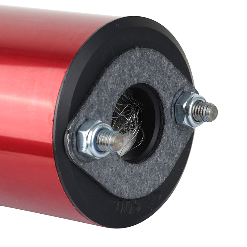 Silencieux Pot 50 à boîte Yasuni R2 verni pour Derbi 50 Senda-Beta 50 RR-Rieju 50 MRT, SMX, MRX, RR-MBK 50 X-Limit-Fantic 50 XE, XM-Moteur AM6 et Derbi (passage bas) rouge TUB810TE - vue 3