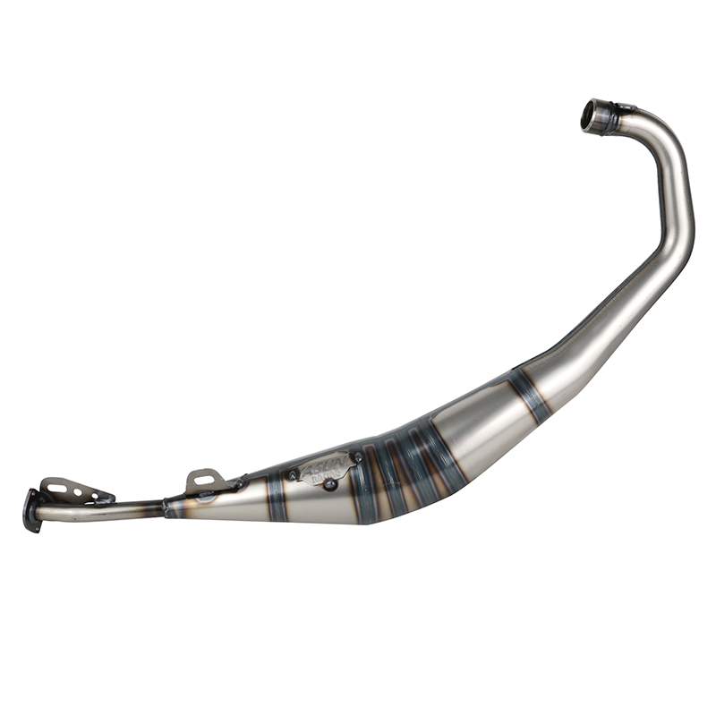 Pot 50 a boite Yasuni R1 verni pour beta 50 rr-rieju 50 MRT, SMX, RMX, rr-peugeot 50 XPS, XP6-MBK 50 x-limit-yamaha 50 dtr-fantic 50 xe, XM (passage bas) (silencieux rouge) -TUB808TE - vue 2