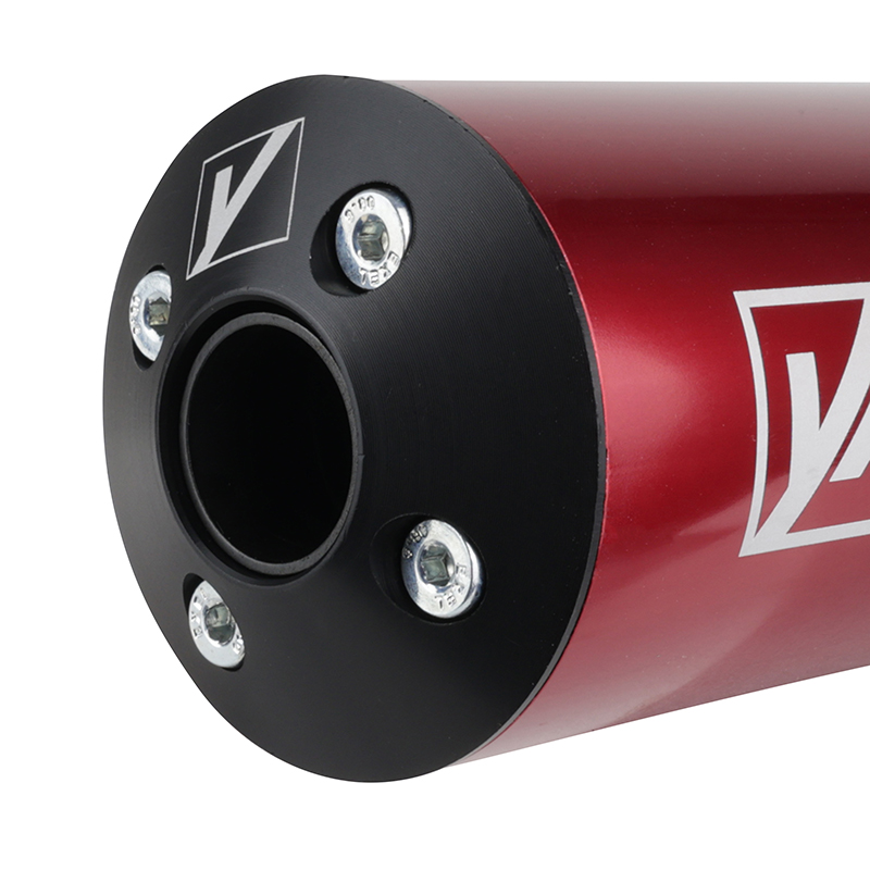 Pot 50 a boite Yasuni R1 verni pour beta 50 rr-rieju 50 MRT, SMX, RMX, rr-peugeot 50 XPS, XP6-MBK 50 x-limit-yamaha 50 dtr-fantic 50 xe, XM (passage bas) (silencieux rouge) -TUB808TE - vue 3