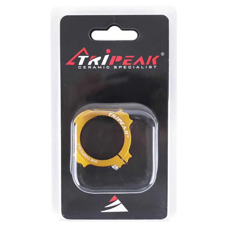 Écrou-bague réglage précontrainte pédalier Tripeak pour SRAM DUB or - vue 2
