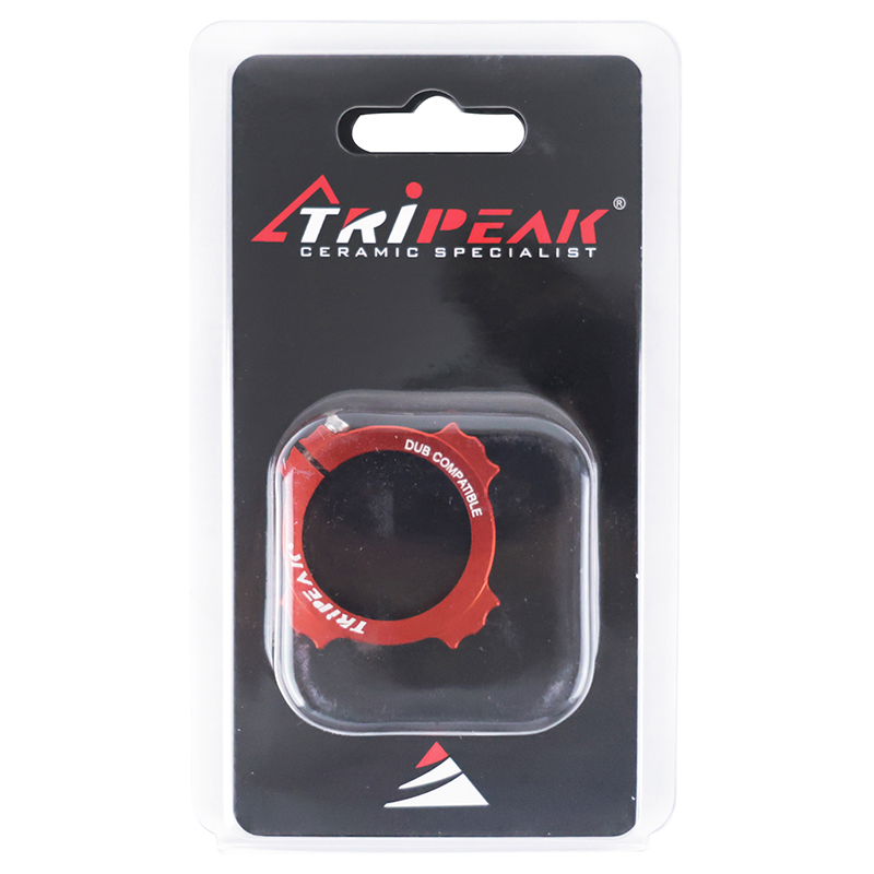 Écrou-bague réglage pré-contrainte pédalier Tripeak pour SRAM DUB orange - vue 2