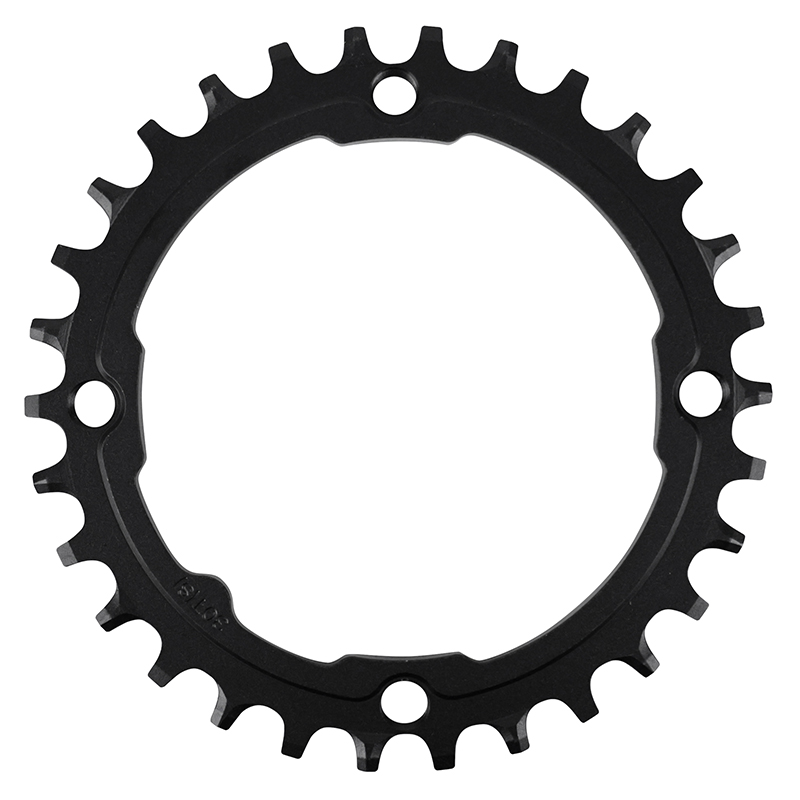 Plateau VTT 4BRA d.104 pour Sunrace 30DTS mono noir alu compatible autres marques narrow wide - vue 2