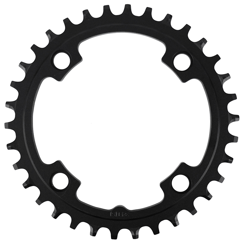 Plateau VTT 4BRA d.104 pour Sunrace 34DTS mono noir alu compatible autres marques narrow wide - vue 2
