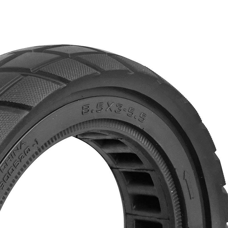 Pneu trottinette plein 8.5 x 3.00 noir ultralégalégèr largeur intérieur 40 mm Sélection P2R - vue 4