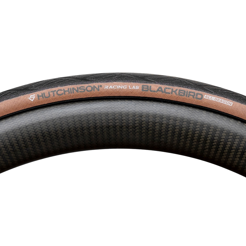 Pneu route Hutchinson Blackbird All Season 700 x 30 Tubeless Ready TS noir-marron (30-622) - vue 3