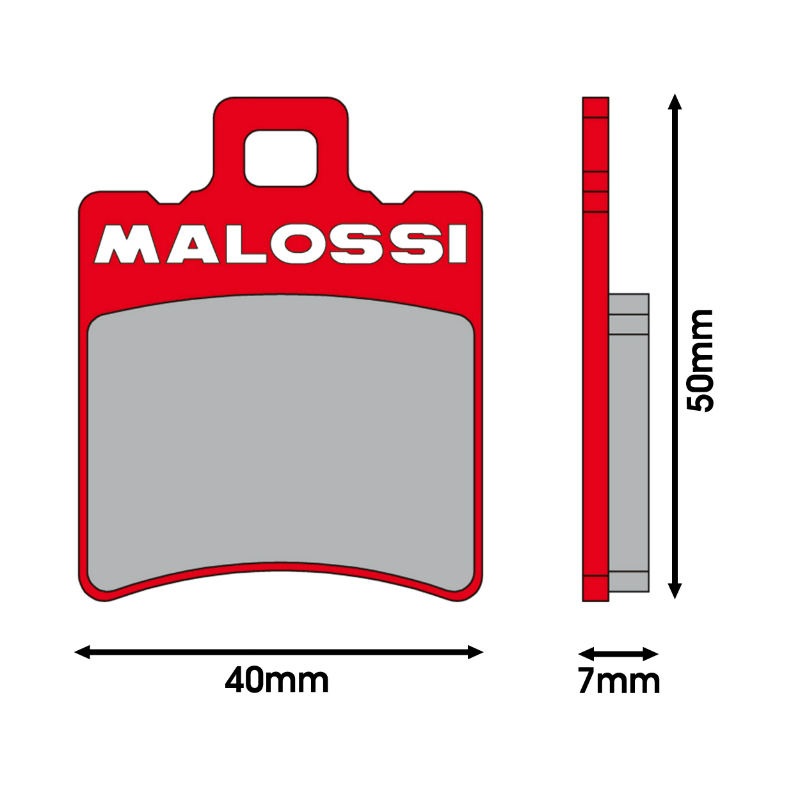 Plaquette de frein Malossi MHR - vue 2