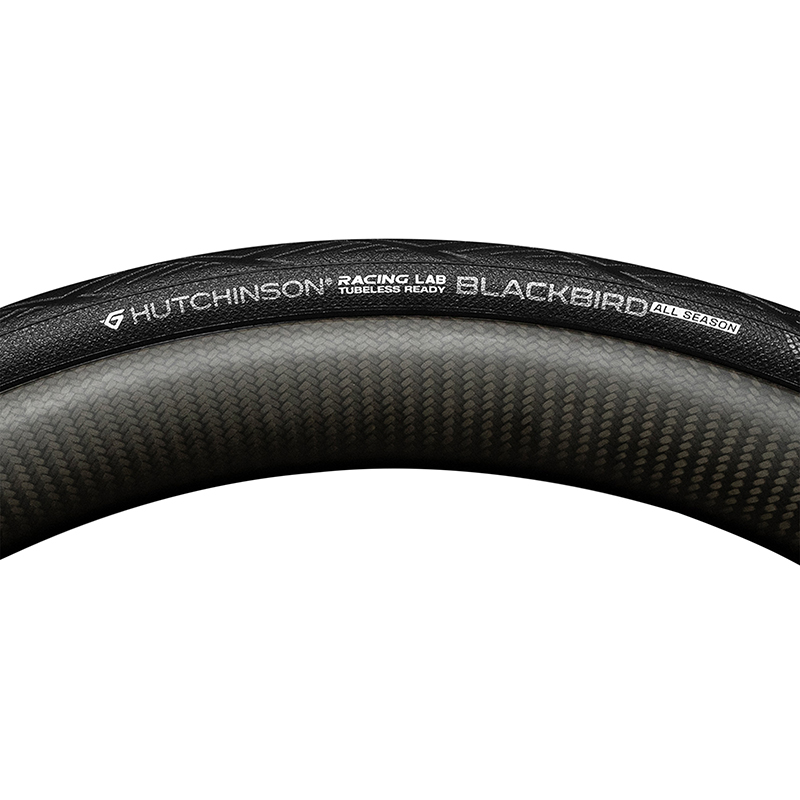 Pneu route 700 x 32 Hutchinson blackbird all season tubeless ready TS noir (32-622) - vue 3