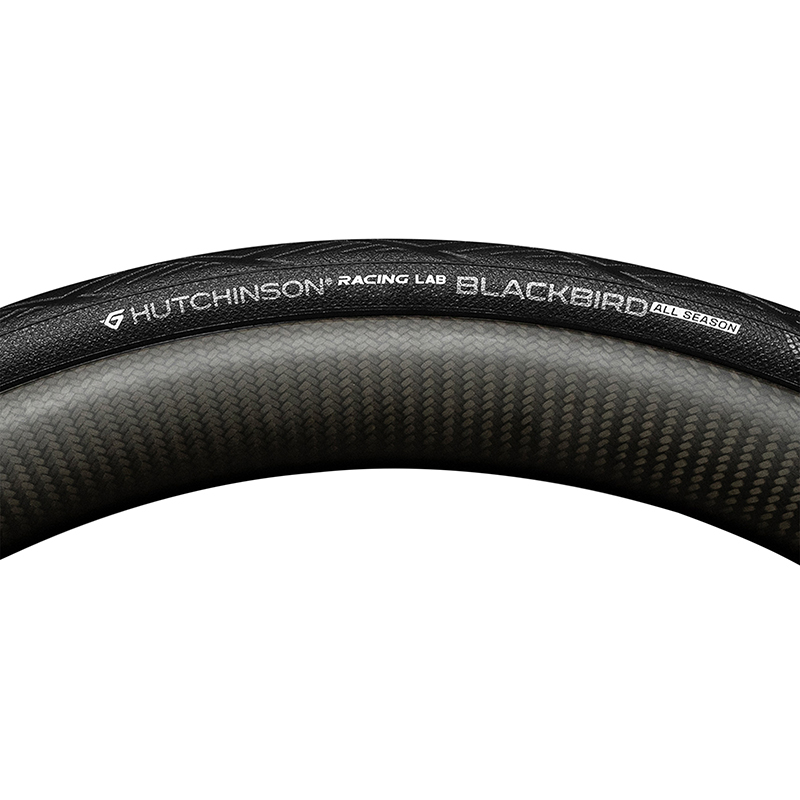 Pneu route 700 x 28 Hutchinson blackbird all season noir TS (28-622) - vue 3