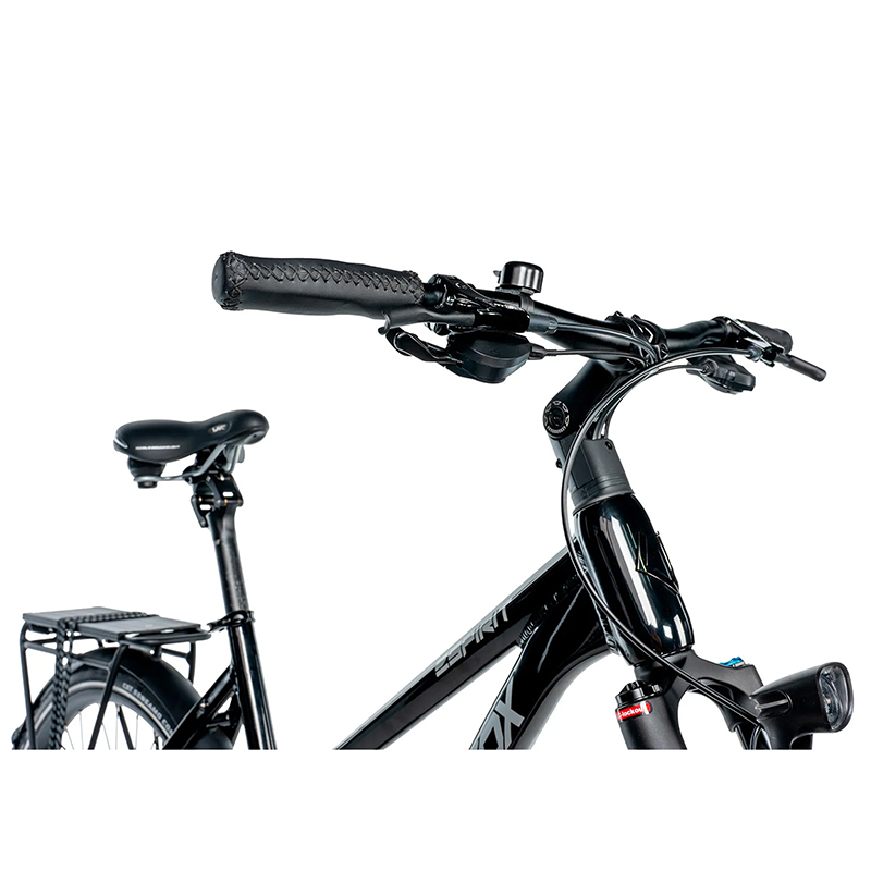 Velo musculaire VTC 28 Leader Fox espirit 2025 femme noir 9V cadre alu 18 pouces (taille adulte 168 à 178 CM) - vue 3