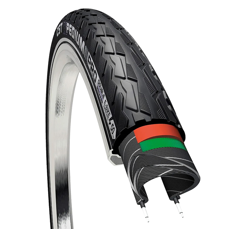 PNEU VTC - VAE URBAIN 700 X 35 CST XPEDIUM NOIR TR (37-622) RENFORT 5mm HOMOLOGUE VAE e50 FLANC REFLEX PROTECTION MAXIMALE