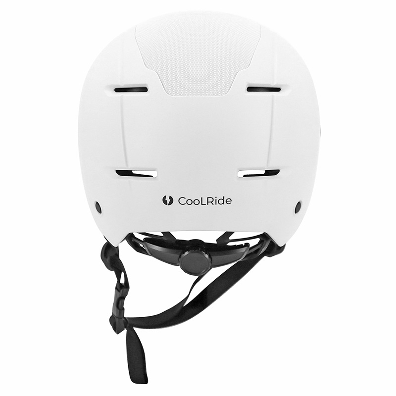 Casque vélo adulte urbain Sélection P2R blanc avec visière 55-58 cm - vue 6