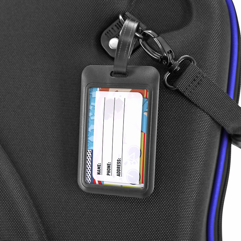 Valise de transport vélo thermoformée rigide VTT-Route noir avec roulettes Sélection P2R - vue 8