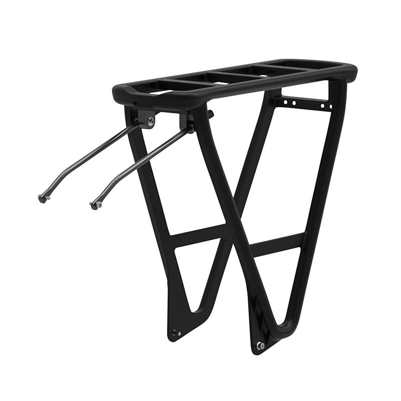 Porte-bagage vélo arrière Polisport HRP aluminium noir 26-28" système standard - vue 3