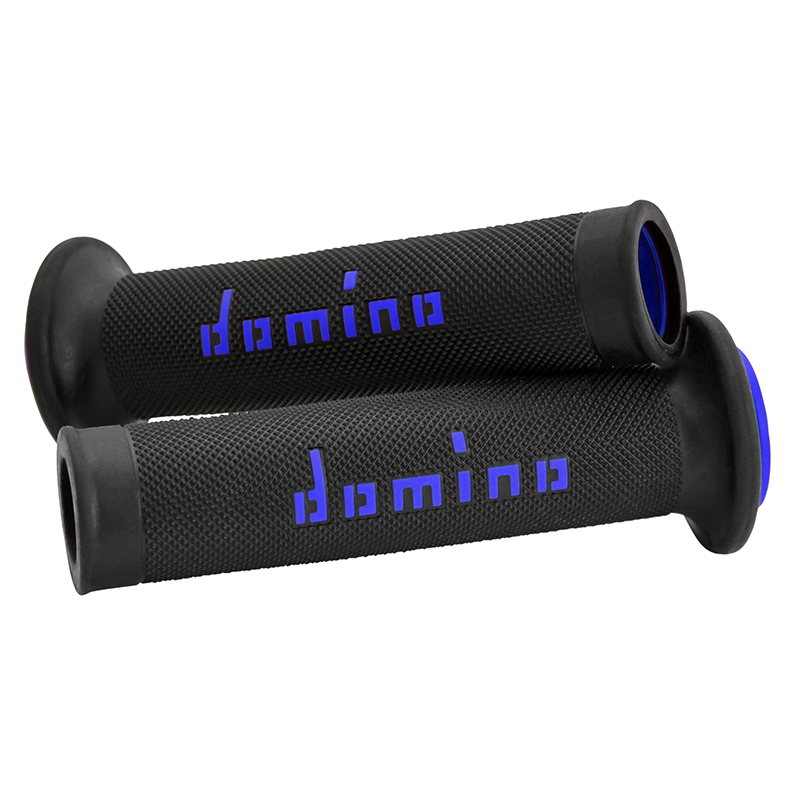 Revêtement poignée Domino A010 noir-bleu open end 120-125 mm (paire) - vue 2