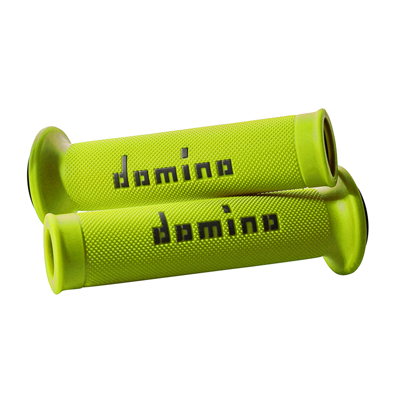 Revêtement de poignée Domino A010 jaune fluo-noir 120-125 mm (paire) - vue 2