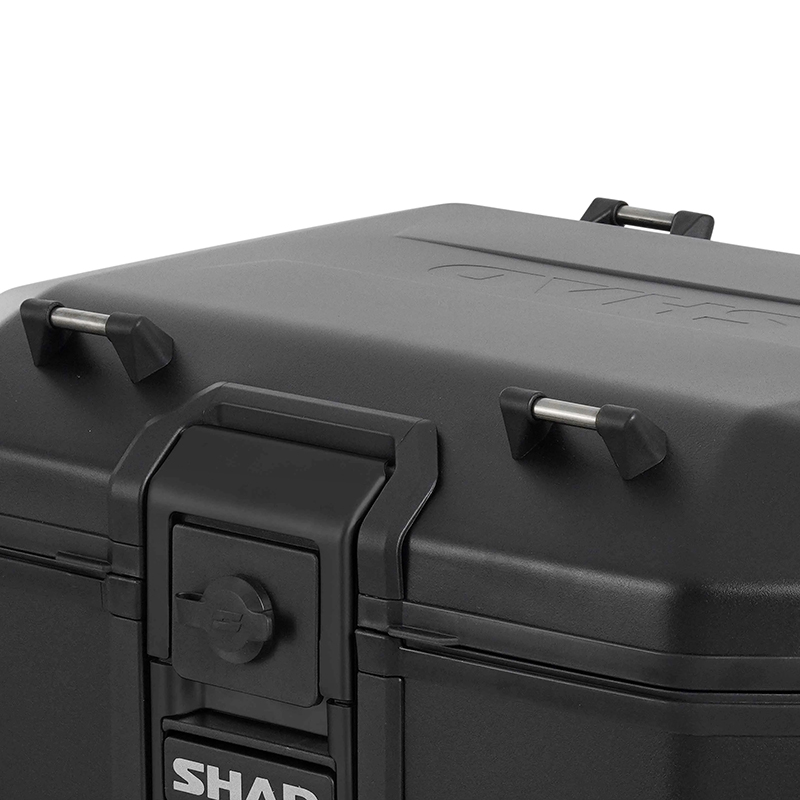 TOP CASE SHAD TR55 TERRA 55L PURE BLACK AVEC LOCK SYSTEM - CAPACITE 2 CASQUE INTEGRAL (Platine vendue séparemment) (D0TR55100B) - vue 4
