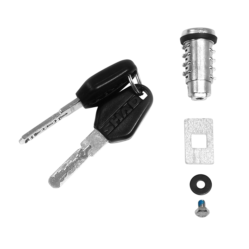 TOP CASE SHAD TR55 TERRA 55L PURE BLACK AVEC LOCK SYSTEM - CAPACITE 2 CASQUE INTEGRAL (Platine vendue séparemment) (D0TR55100B) - vue 6