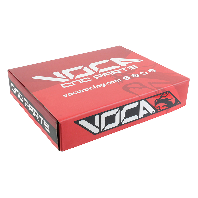 Couvercle embrayage Voca Racing aluminium CNC bleu 50 AM6 - vue 4