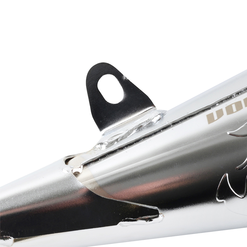 Pot-collecteur 50 a boite voca chromed pour minarelli 50 AM6, beta 50 RR 1999+2011-RIEJU 50 MRT, smx-peugeot 50 xps-yamaha 50 DTR (passage bas) (fixation incluse, silencieux RD30400 vendu separement) - vue 5