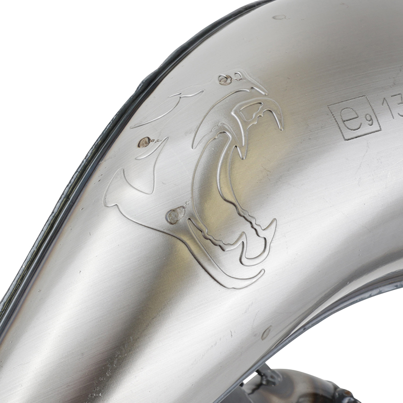 Pot-collecteur 50 a boite voca cross pour derbi 50 senda, gpr-aprilia 50 RS4-GILERA 50 SMT, RCR (passage haut) (fixation incluse, silencieux RD30400 vendu separement) - vue 7