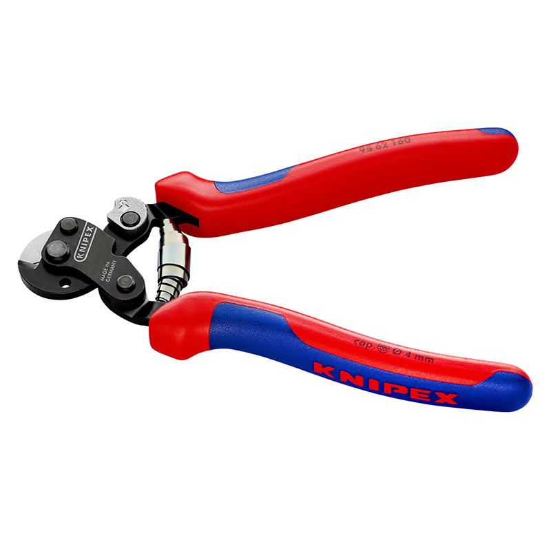 Pince coupe-câble Knipex 160 mm noir antirouille 4-6 mm poignée ergonomique ressort (95 62 160) - vue 3