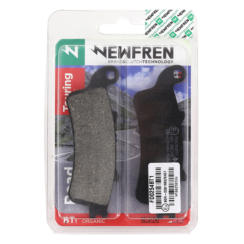 Plaquette de frein Newfren FD0254BT touring organique - vue 3