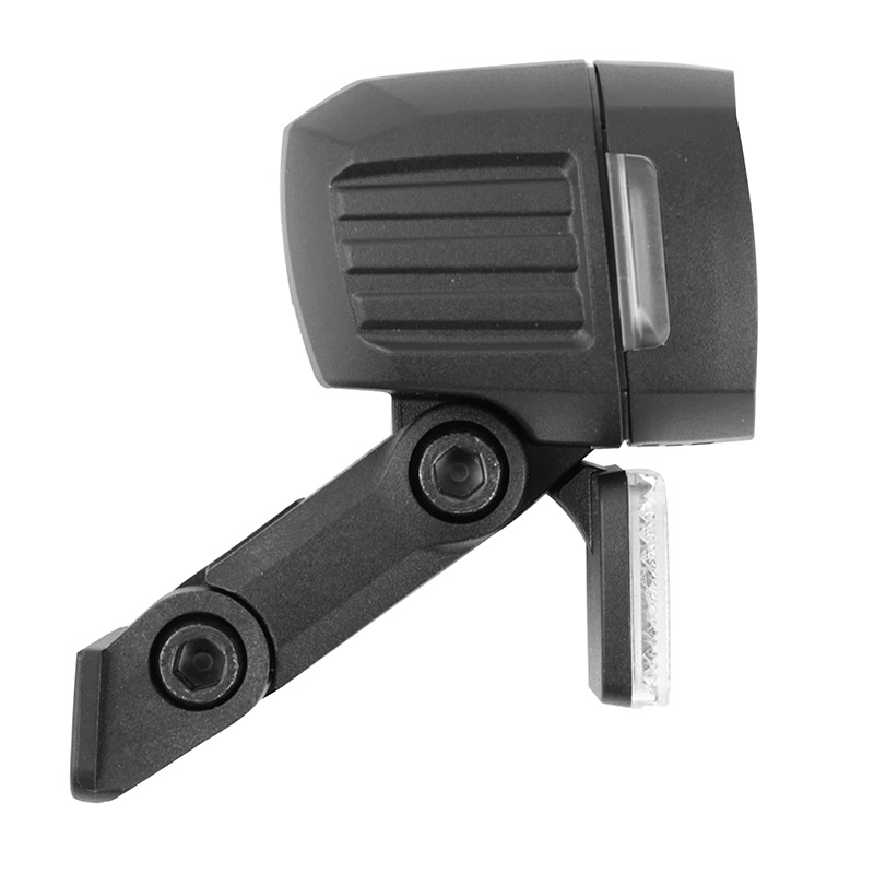 Éclairage vélo VAE Herrmans MR5 140 lumens noir avant sur fourche 6-12V - vue 2