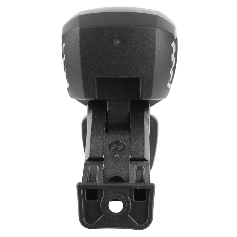 Éclairage vélo VAE Herrmans MR5 140 lumens noir avant sur fourche 6-12V - vue 4
