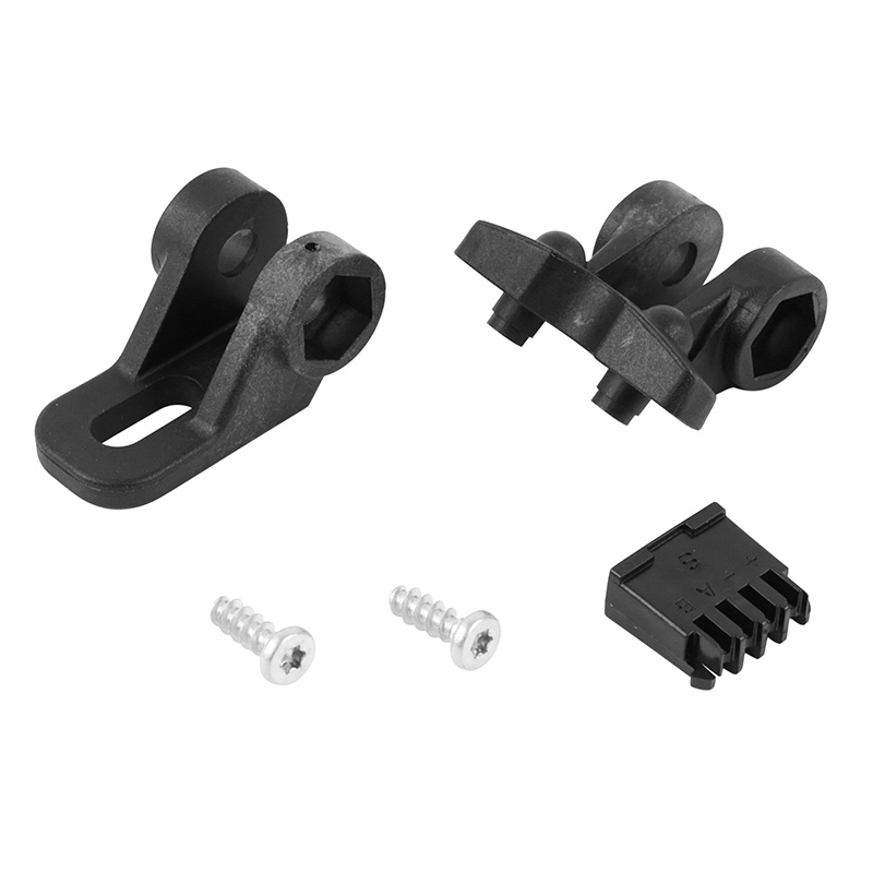 Éclairage vélo VAE Herrmans MR5 140 lumens noir avant sur fourche 6-12V - vue 5