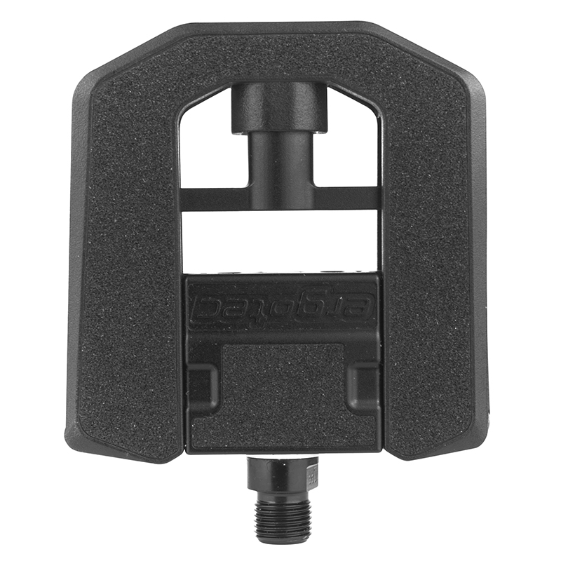 Pedale city Ergotec pliante alu-resine noir 9-16 (paire sur carte) 100X102MM - vue 2
