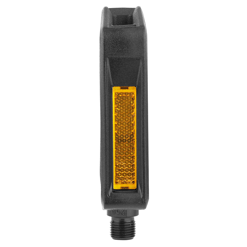 Pedale city Ergotec pliante alu-resine noir 9-16 (paire sur carte) 100X102MM - vue 3