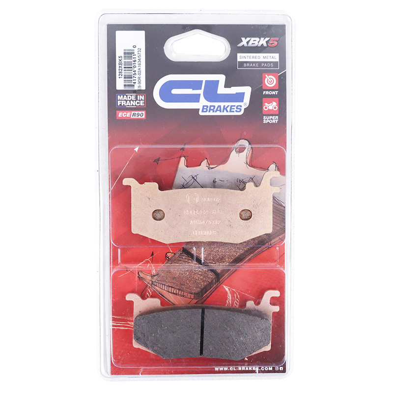Plaquettes de frein CL BRAKES 1282 XBK5 sport métal fritté pour Ducati Panigale V4, Streetfighter V4, KTM 990 R-CR, Aprilia RSV4 2025+ - vue 3