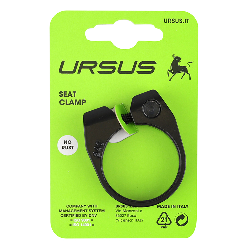 Collier de serrage tige de selle Ursus aluminium noir diamètre 40 mm - vue 3
