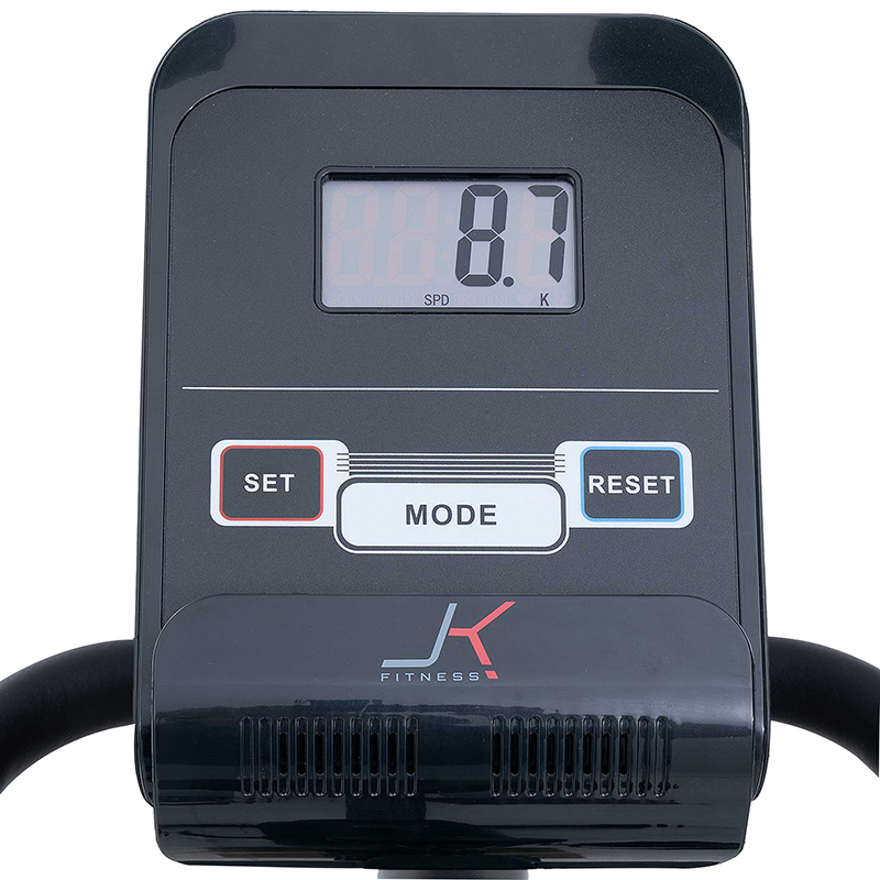 Velo fitness JK bike JK224 magnetique 8 niveaux de resistance volant 7KG (compteur calories -vitesse - distance partielle et totale-pulsation) (poids maxi pour l'individu 110KG) sante - appartement - vue 3